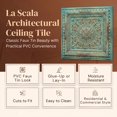 thumbnail image 5 of 223 - La Scala 2 ft. x 2 ft. PVC Glue-up or Lay in Ceiling Tile in Natural Patina (100 Sq.ft / Pack) - 25 Pieces, 5 of 24
