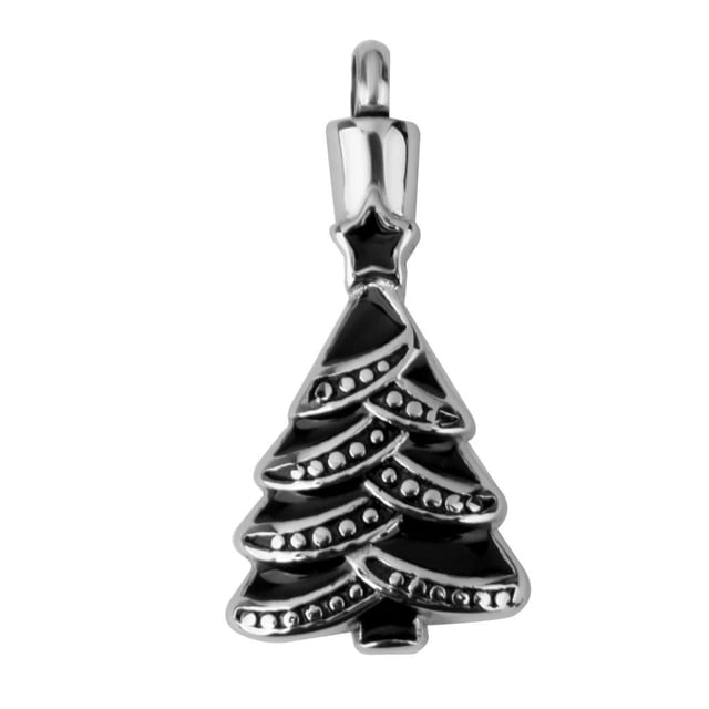 Collar de urna de cremación Joyería conmemorativa Hoja / Redondo / Colgante de corazón Plata Zulema Memorial