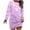 Purple, variant on IROINNID Christmas Dresses for Women Christmas Printed Long Sleeve Round Neck Sweatshirt Short Dresses Savings,Purple