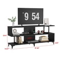thumbnail image 5 of Huloretions TV Stand with Power Outlet and USB Ports, 24 in Tall Living Room TV Stand for TVs Up to 60", Modern Entertainment Center with Open Shelf, Media TV Console Table, 5 of 6