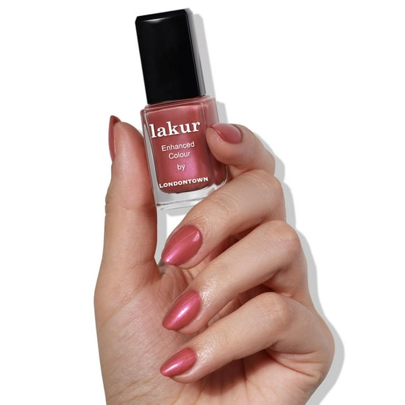 Esmalte de uñas LONDONTOWN Lakur resistente a las astillas, rojo ruborizado, 12 ml