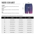 thumbnail image 3 of Pofeuu Violet Glitter Print Men's Soft Woven Elastic Waistband Sleep Pajama Short-X-Large, 3 of 6