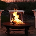 thumbnail image 4 of Sunnydaze Classic Elegance 39" Round Wood-Burning Black Finish Steel Replacement Fire Bowl, 4 of 13
