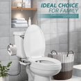 thumbnail image 6 of Bidet Attachment, Non-Electric Cold Water Bidet Toilet Seat Attachment with Pressure Controls, Retractable Self-Cleaning Dual Nozzles for Frontal & Rear Wash - Black, 6 of 9