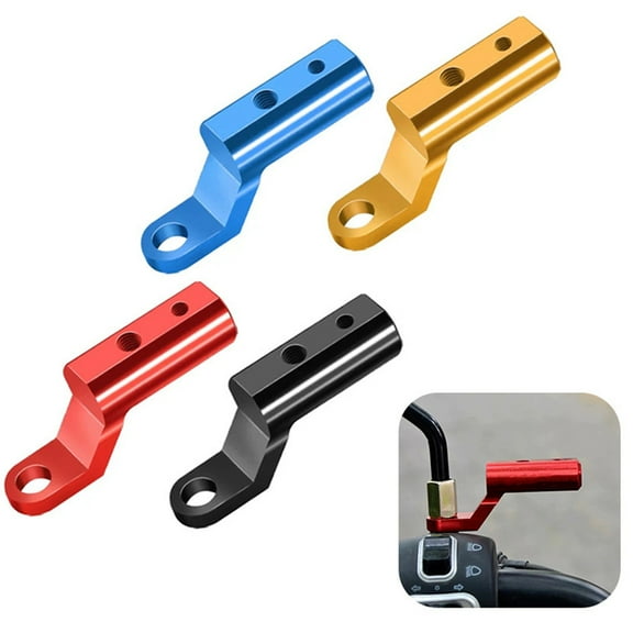 Xinyolin Motorcycle Mirror Mount - Handlebar Mirror Mount, Rustproof, Corrosion Resistant, Anti-Shake, Easy to Install