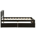 thumbnail image 5 of Tcbosik Twin size Platform Bed with Two Drawers, Espresso, 5 of 9