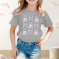 thumbnail image 2 of CUZIBR Boys Girls Toddler Shirts Stylish Halloween Pumpkin Ghost Funny Graphic Tee Tops Short Sleeve Crewneck Loose Fit Relaxed Shirt Fashionable Casual Base Layer Shirts For Kids,Grey-c,6-7 Years, 2 of 4