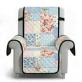 thumbnail image 6 of TSOVTHRID Rose Floral Patchwork Print Recliner Slipcovers, Removable Non-Slip Lazyboy Covers Couch Chair Cover Reclining with Storage Pockets, Furniture Protector for Living Room, 6 of 7
