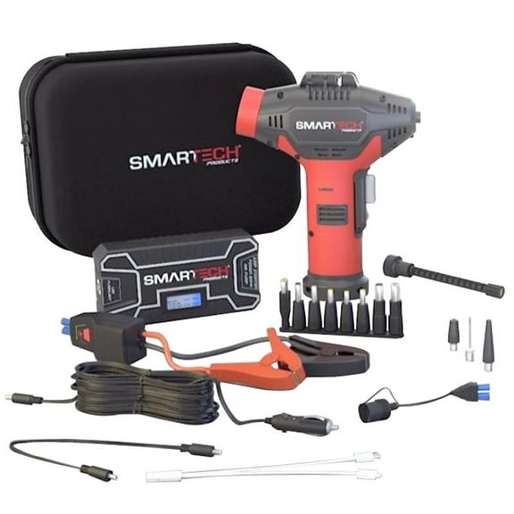 Smarter Tools 12000mAh 500A Power Jump Starter with LED Flashlight
