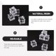 thumbnail image 3 of 30pcs Faux Ice Cubes Resin Ice Cubes Artificial Ice Transparente Ice Cube Fotografía Propiedad, 3 of 7