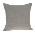 thumbnail image 1 of Parkland Collection PILE11212P Emma Grey Square Transitional Pillow Cover with Poly Insert - 20 x 20 x 7 in., 1 of 6