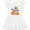 AA-White, variant on Inktastic Big Sister Pumpkins with Fall Leaves Girls Toddler Dress
