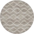 thumbnail image 2 of Addison Rugs Dream Shag Premium Machine Washable Transitional Tribal, Diamond Tan Round Rug, 8' x 8', 2 of 8