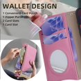 thumbnail image 4 of Decase for iPhone 15 Pro Max Crossbody Wallet Case with PU Leather Card Holder Slots Kickstand Flip Folio Zipper Handbag Phone Cover,Pink, 4 of 8