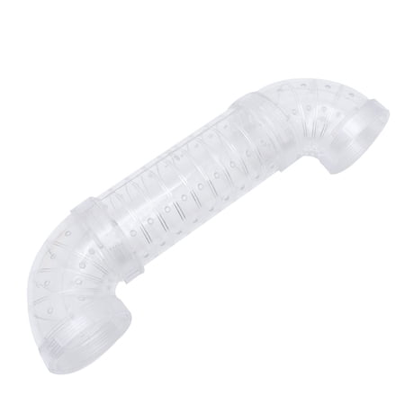 Soimiss Sturdy Transparent Hamster Cage External Playground Tunnel with Adjustable U Tube
