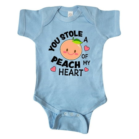 

Inktastic You Stole a Peach of My Heart with Cute Peach Gift Baby Boy or Baby Girl Bodysuit