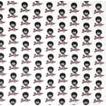 thumbnail image 2 of 1/2 Yard - Joy of Painting Bob Ross on Gray Cotton Fabric (Great for Quilting, Sewing, Craft Projects, Throw Pillows & More) 1/2 Yard X 44" Wide, 2 of 2