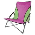 thumbnail image 2 of Stansport Low Profile 1 Person Seater Fold-Up Chair - Purple/Green Steel, 2 of 2