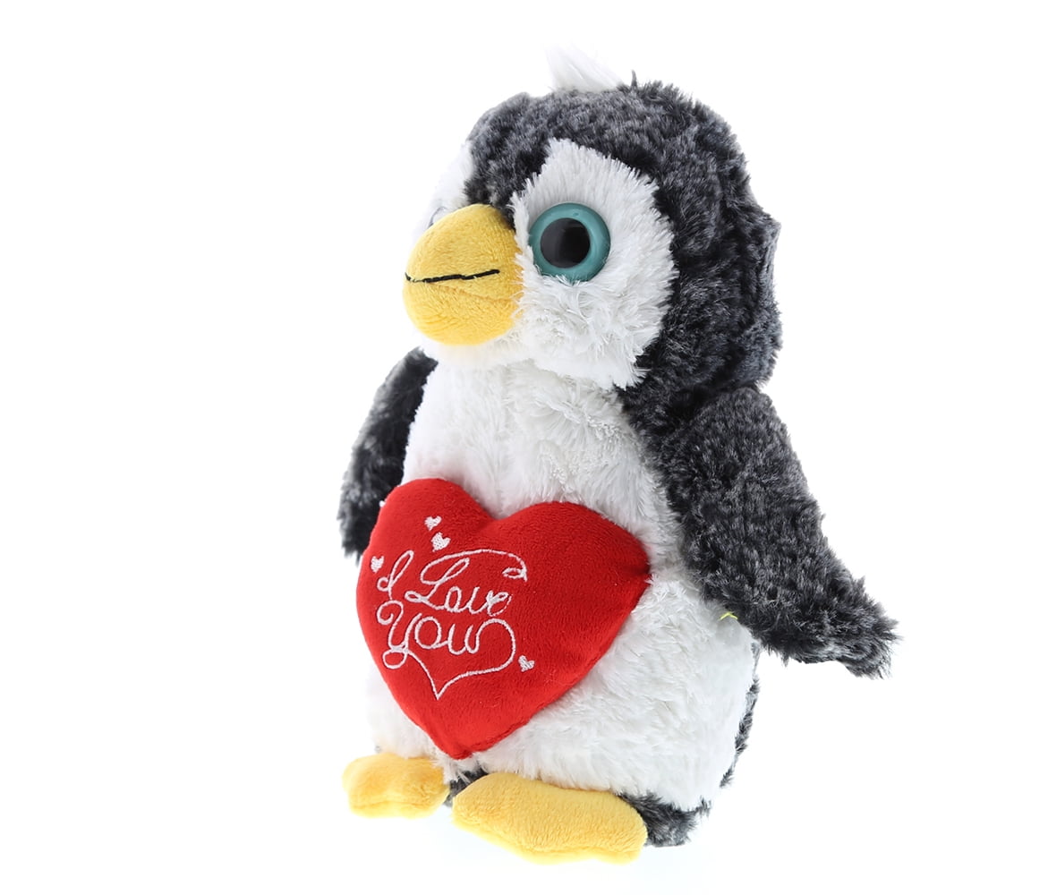 valentine penguin stuffed animal