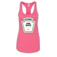 thumbnail image 2 of Wild Bobby Viral Pink Sauce Dragonfruit Funny Meme Condiment Tshirt DIY Costume Tee - Halloween Women Racerback Tank Top, 2 of 6