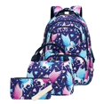 thumbnail image 1 of Juego De Mochilas Escolares Universales De 3 Piezas Mochilas Para Niños Y Niñas Mochila De Lona Ligera Con Bolsa De Almuerzo Y Bolsa De Lápices Methold AP007983-02, 1 of 6