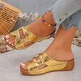 thumbnail image 1 of WILLBEST Sandalias De Piso Para Mujer, Informales, Transpirables, Con Punta Abierta Y Tacón De Cuña, Para Primavera, Verano Y Otoño, Cómodas Y Ligeras Para El Día A Día., 1 of 8