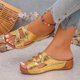 thumbnail image 1 of WILLBEST Sandalias De Piso Para Mujer, Informales, Transpirables, Con Punta Abierta Y Tacón De Cuña, Para Primavera, Verano Y Otoño, Cómodas Y Ligeras Para El Día A Día., 1 of 8