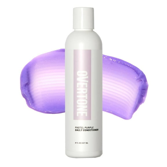Overtone Pastel Purple Daily Conditioner - 8oz Bottle