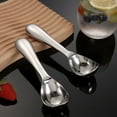 thumbnail image 1 of Bola de helado de acero inoxidable | Herramienta de excavación de frutas Melon Baller para bolas de frutas de sandía | Decoración de escritorio única y regalo para aliviar el estrés | 1 paquete, 1 of 4