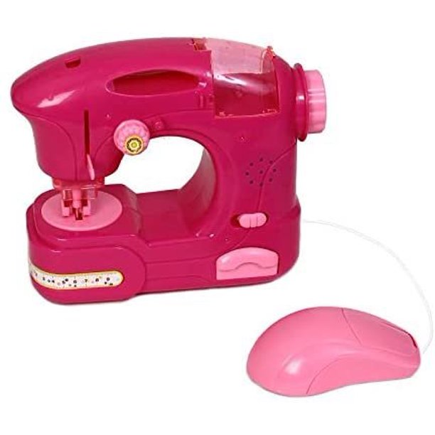 dazzling toys Toy Sewing Machine Happy Family Kids Pretend Play Sewing