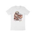 thumbnail image 6 of Funny Piano Player Pianist Teacher Musician Sloth Music Gift T-Shirt Piano Lover Music Teacher Birthday Holiday Present Men Women Tshirt, 6 of 10