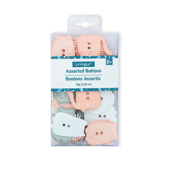 LA VOGUE Craft Buttons, Assorted Cars, 80g (2.82 lbs), 12.7 cms (5 in) H x 7.62 cms (3 in) W x 1.9 cms (0.75 in) D
