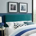 thumbnail image 6 of Modway Keira Velvet Full Queen Headboard in Teal, 6 of 8