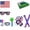 United States world cup 2026 fan set, variant on World Cup 2026 Soccer Fan Support Kit 7PCS, World Cup Merch for Fans Accessories, Flag, Scarf, Glasses, Cheering Sticks, Clapper , Fan Gear for Match Day & Parties (United States)