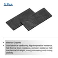 thumbnail image 3 of Rectangle Graphite Block Disk Ingot High Purity Graphite Electrode Plate Sheet 100x40x4mm for Melting Casting Electrolysis, Pack of 5, 3 of 6