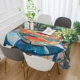 thumbnail image 2 of Yayeee Tablecloths 60" x 120" Rectangle Wrinkle Resistant Party Table Cover, Art Goldfish Bowl, 2 of 8