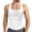 White, variant on Tank Tops Men Lightweight Breathable Square Neck Slim Fit Muscle Sleeveless Shirt Athletic Workout Running Gym Tanks