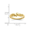thumbnail image 2 of 14K Yellow Gold Polished Swirl Ring Band, 2 of 4