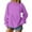 (R-neck)Pink, variant on Coorders Women's Fleece Crewneck Pullover Sweaters Top, Long Sleeve Oversized Casual Pullover Tops ,Women's Plus Gray,Size L