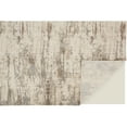 thumbnail image 3 of Feizy Parker Transitional Abstract, Ivory/Brown, 1'6" x 1'6" Swatch Sheen Casual Floor Rug for Living room Bedroom, 3 of 5