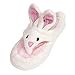 thumbnail image 3 of animalSLIPPERS.COM Bunny Spa Sandals - Plush Flip Flop Rabbit Slippers, 3 of 4