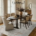 thumbnail image 4 of KUETH Modern Area Rug 6x9, Machine Washable Rugs for Living Room, Non Slip Rug with Printed, Low Pile Carpet, Light Taupe Brown, 4 of 8