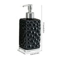 thumbnail image 3 of HomeDM Soap Dispenser, Plastic Hand Soap Dispenser for Bathroom Kitchen 450ml(15oz) Refillable Soap Dispenser Empty Pump Bottles Dispenser Black, 3 of 7