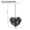 thumbnail image 2 of Car Fragrance Piece Four Pieces Of Fresh Air Lavender Smell Contains Lanyard Plastic Film Wrapped For The Bathroom Bed In The Car Room Dancing Skeleton Halloween Pattern Heart Shape, 2 of 8