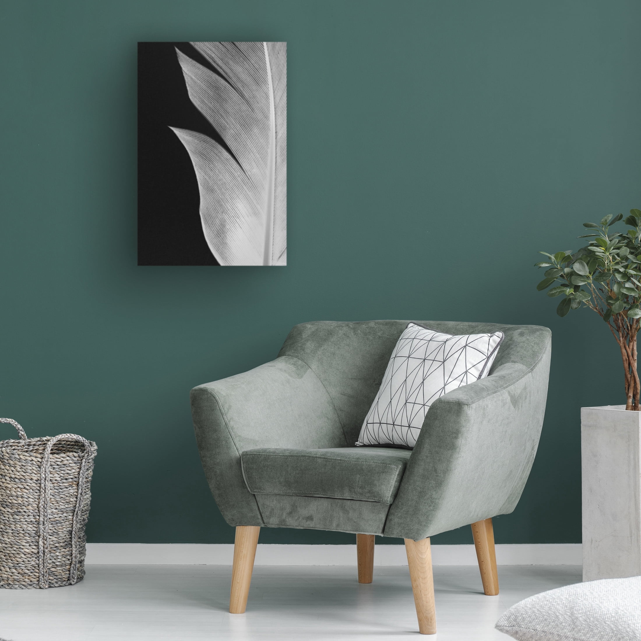 Pictufy Studio III 'Feather 5' Canvas Art - 16 x 24 Inches
