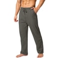 thumbnail image 2 of Domuza Men's Sweatpants Cotton Yoga Pants Athletic Lounge Casual Pants for Men with Pockets Army Green 2XL, 2 of 6