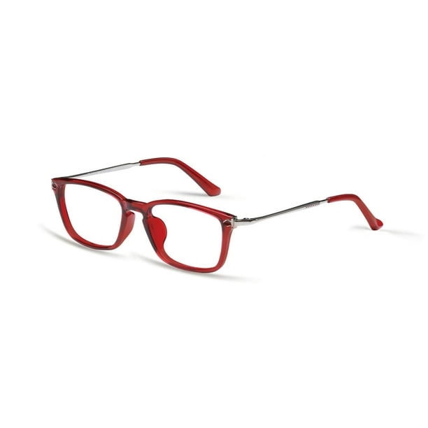 Kalla Kc8097c5 Eyeglasses Red Rectangle Women Optical Lightweight