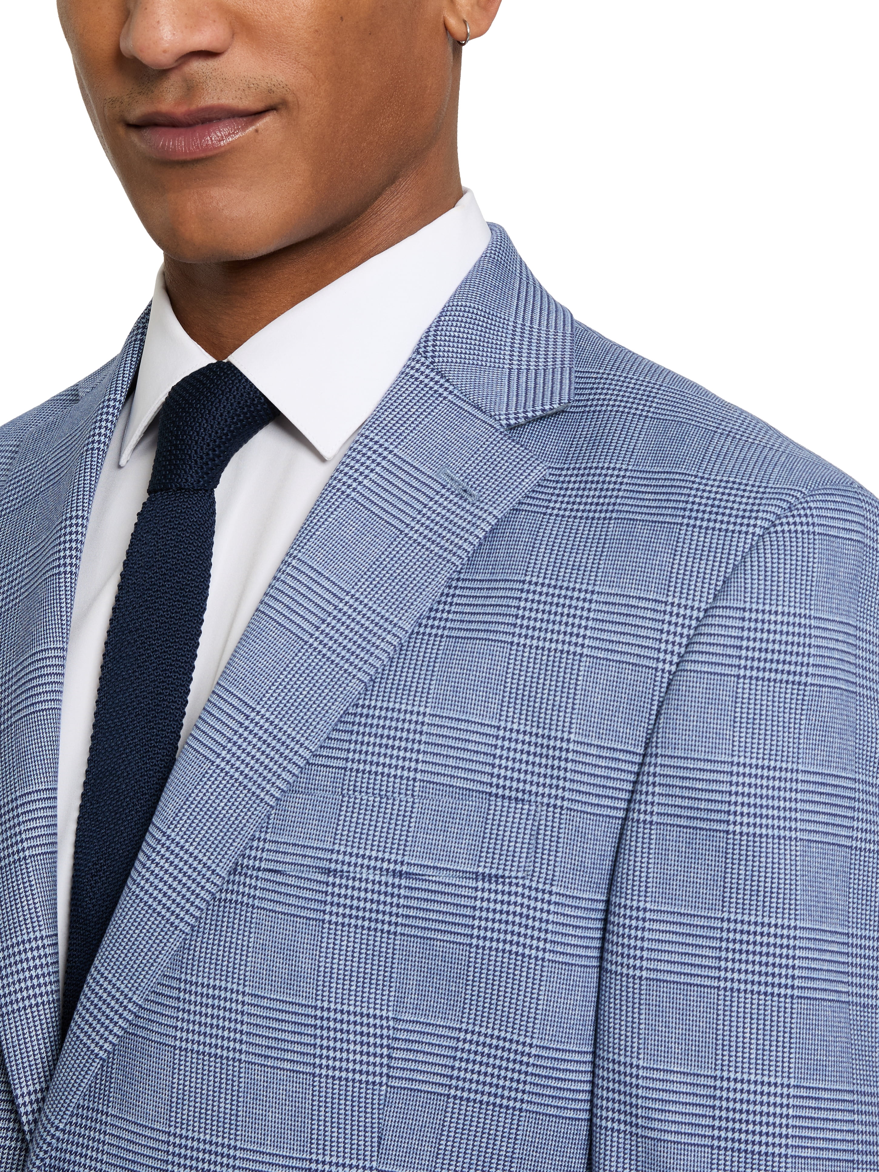 Chaps Men's Blue Plaid Sport Coat, Sizes 40R-48L