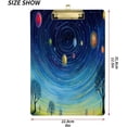 thumbnail image 2 of Coolnut Acrylic Clipboards with Low Profile Clip, A4 Standard Size 9" x 12.5" File Holder for Writing Drawing, Clip Boards for Doctors Offices, Solar System Gifts, 2 of 7