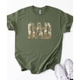thumbnail image 5 of Dad Shirt for Hunter Camo Outdoorsman Deer Hunting Graphic Tee for Men Military Green Shirt Adult Medium, 5 of 6